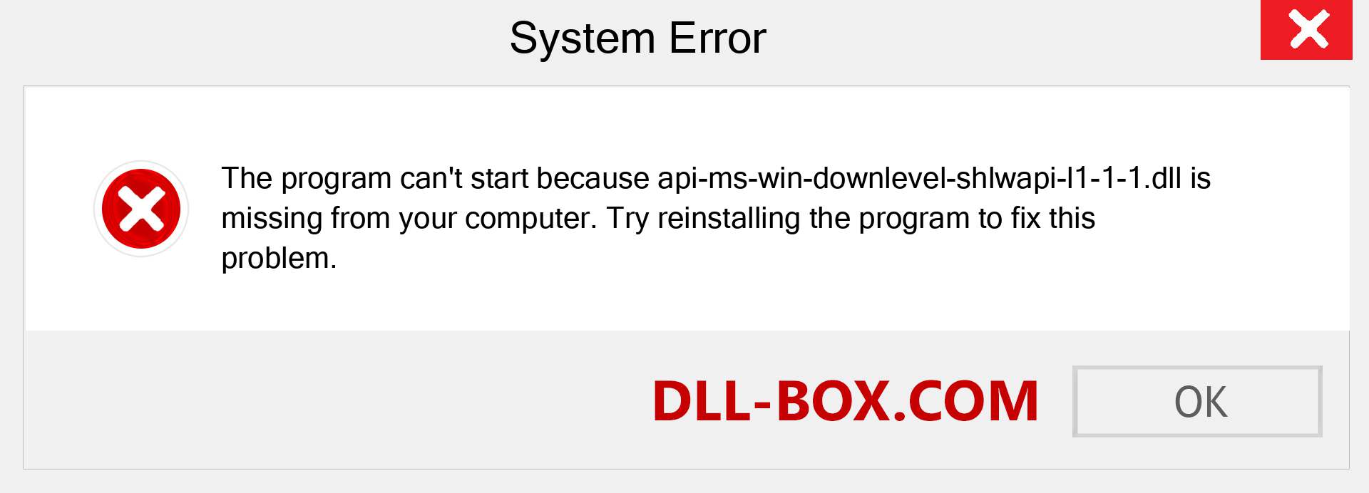  api-ms-win-downlevel-shlwapi-l1-1-1.dll file is missing?. Download for Windows 7, 8, 10 - Fix  api-ms-win-downlevel-shlwapi-l1-1-1 dll Missing Error on Windows, photos, images